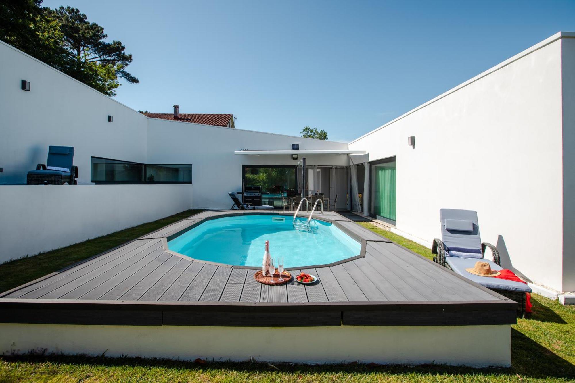Villa Con Piscina Y Jardin, Santiago De Compostela Teo Exterior photo