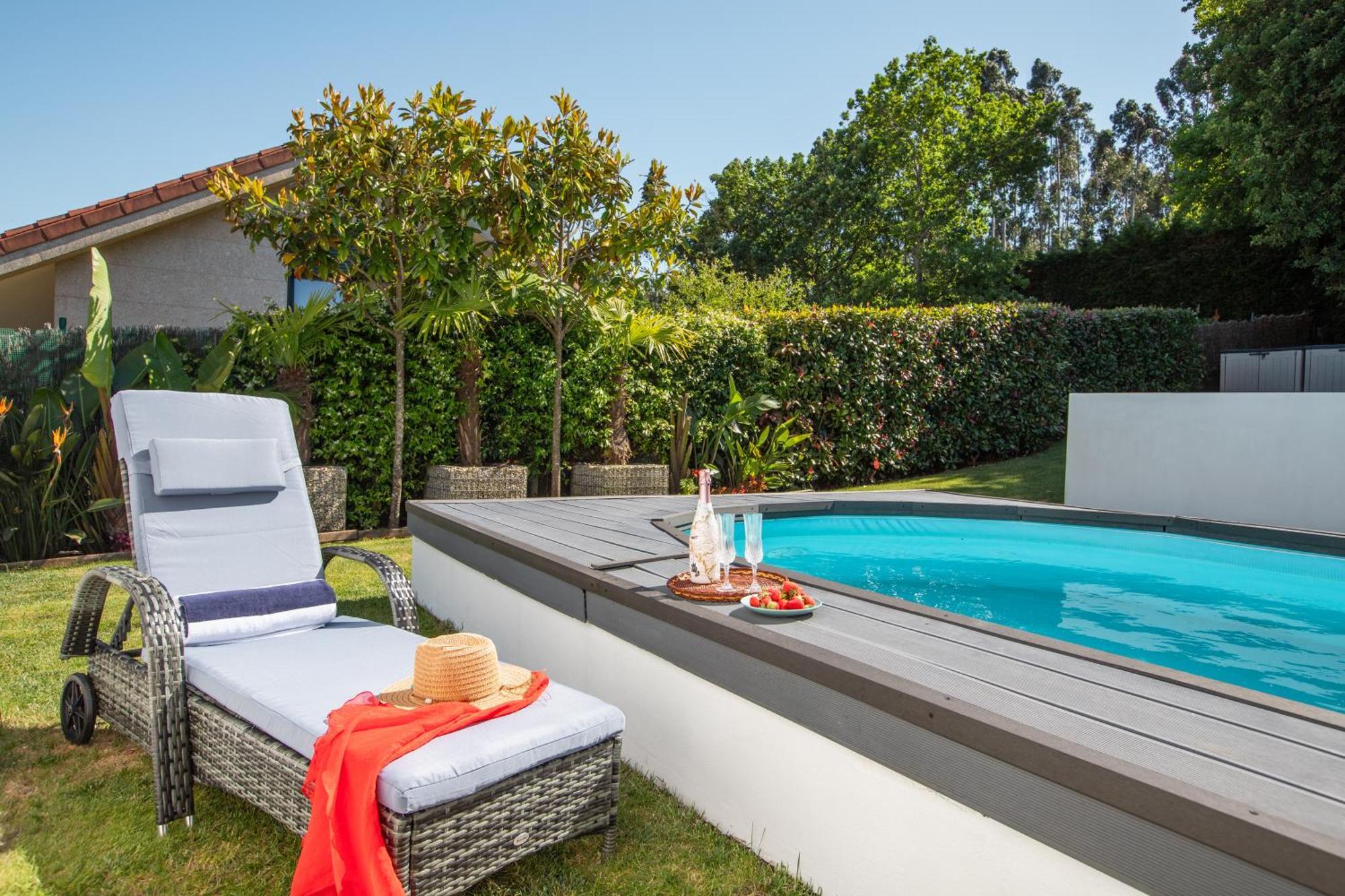 Villa Con Piscina Y Jardin, Santiago De Compostela Teo Exterior photo