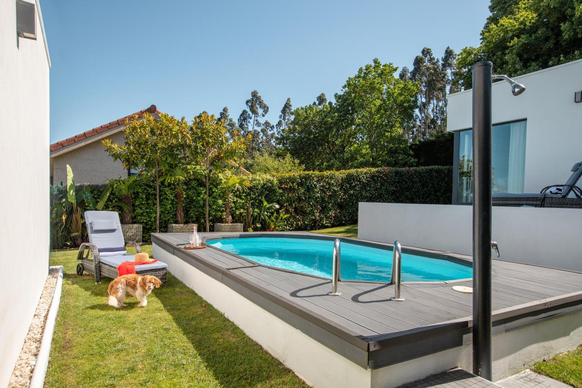 Villa Con Piscina Y Jardin, Santiago De Compostela Teo Exterior photo